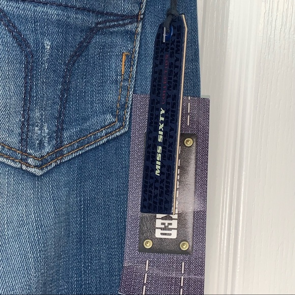 MISS SIXTY NWT OPRAH REGULAR SLIM mid rise blue denim JEANS TROUSERS SIZE 27 NWT - Picture 8 of 15